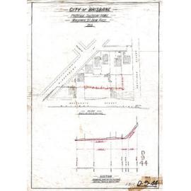 Proposed sectional sewer, Macquarie Street, Teneriffe - 1915