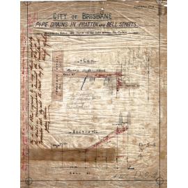 Drainage for Melford Street at corner of Hale Street to Pratten Street, Petrie Terrace - 1886