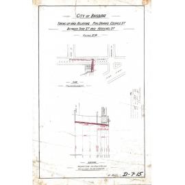 Pipe drain George Street, near corner of Tank Street, Roma Street, and Herschel Street, Brisbane City - 1897
