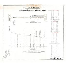 Formation of Burnett Lane, Brisbane City - 1901