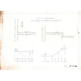 Pipe drains in Princess and Pratten Streets, Petrie Terrace - c.1910