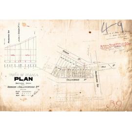 Sectional drain between Gordon and Collingwood Streets, Paddington - 1909