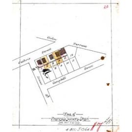 Proposed sectional drain between Guthrie, Isaac, Campbell Streets, and Given Terrace, Paddington - 1916
