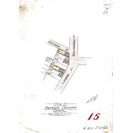 Sectional sewer for corner of Hazlewood Street, Collingwood Street, Latrobe Terrace, Paddington - 1917