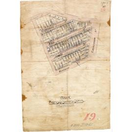 Proposed sectional sewer, Milton and Paddington - 1917