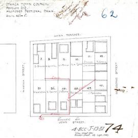 Proposed sectional drain for block bounded by Great George, Martha, Bowler Streets and Given Terrace, Paddington - 1910