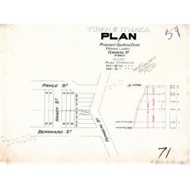 Proposed sectional drain of P Gray's laundry, Paddington - 1906