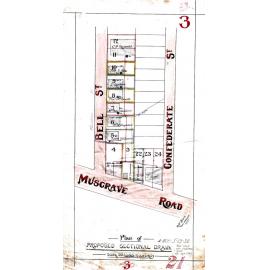 Proposed drain off Musgrave road to Fullerton Street, Red Hill - 1913