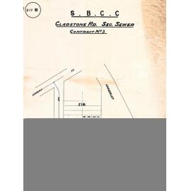 Gladstone Road sectional sewer - Contract No. 3 - Dutton Park - 1911