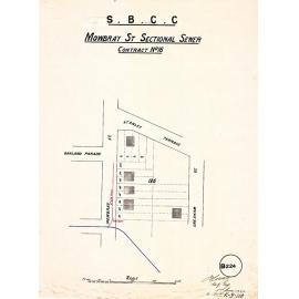 Mowbray Terrace sectional sewer - Contract No. 16 - East Brisbane - 1912
