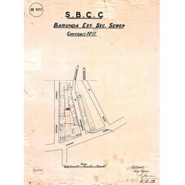 Buranda Estate sectional sewer - Contract No. 17 - Woolloongabba - 1912