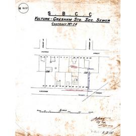 Vulture [Street East] - Gresham Streets sectional sewer - East Brisbane - 1912