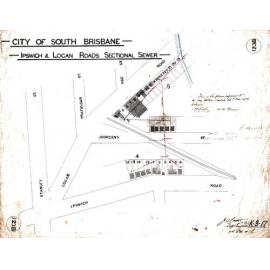 Ipswich and Logan Roads sectional sewer - Woolloongabba - 1906