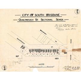 Qualtrough Street sectional sewer - Woolloongabba - 1907
