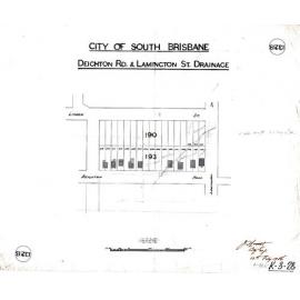 Deighton Road and Lamington Terrace drainage - Dutton Park - 1906