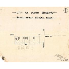 Drake Street sectional sewer - West End - 1907