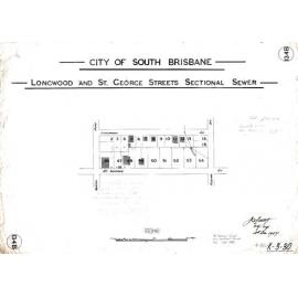 Longwood and Saint George Street [Lockhart Street] sectional sewer - Woolloongabba - 1907