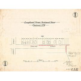 Longlands Street sectional sewer - Contract No. 6 - East Brisbane - 1908