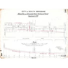 Manilla and Kennedy Street sectional sewer - Contract No. 9 - East Brisbane - 1908