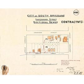 Inkerman Street sectional sewer - Woolloongabba - 1909