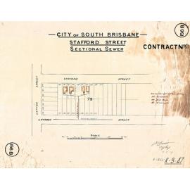Stafford street sectional sewer - East Brisbane - 1909