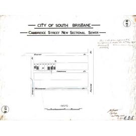 Cambridge Street sectional sewer - West End - 1906
