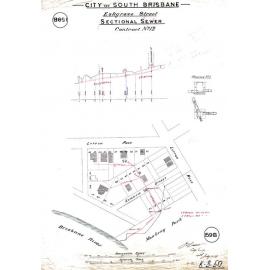 Eskgrove Street sectional sewer - East Brisbane - 1909