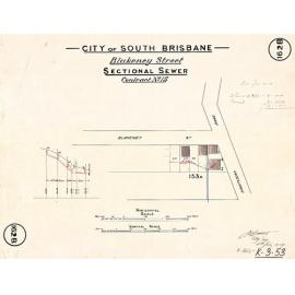 Blakeney Street sectional sewer - Contract No. 15 - Highgate Hill - 1909