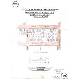 Deighton Road - Lindon Street sectional sewer - Contract No. 19 - Highgate Hill - 1909