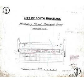 Heidelberg Street sectional sewer - Contract No. 4 - East Brisbane - 1909