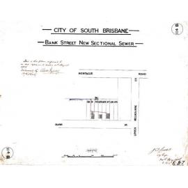Bank Street sectional sewer - West End - 1906