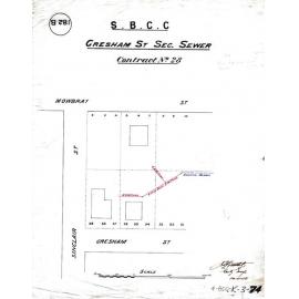 Gresham Street sectional sewer - Contract No. 28 - East Brisbane - 1910