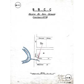Heath Street sectional sewer - Contract No. 14 - East Brisbane - 1911