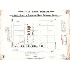 Maud Street [Audenshaw Street] and Gladstone Road sectional sewers - Highgate Hill - 1906