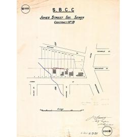 Jones Street sectional sewer - Contract No. 19 - Highgate Hill - 1911
