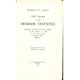 Brisbane Statistics 1925 - 1939