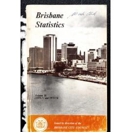 Brisbane Statistics 1970-1971 and 1971-1972