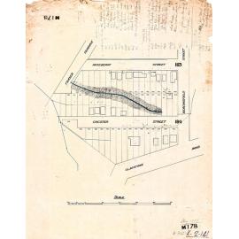 Sectional sewer for Beaconsfield, Chester, Rosebery Street, Derby Street, and Gladstone Road, Highgate Hill - 1921