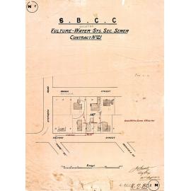 Vulture and Dorchester Street sectional sewer, South Brisbane - 1912