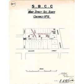 Daventry Street Sectional Sewer, West End - 1914
