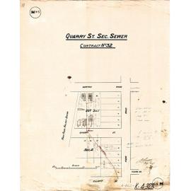 Sectional sewer Quarry Street, Woolloongabba - 1902, 1914