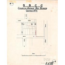 Church Avenue sectional sewer, Woolloongabba - 1914