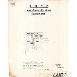 Link Street sectional sewer, Woolloongabba - 1913