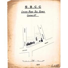 Logan Road sectional sewer, Woolloongabba - 1914