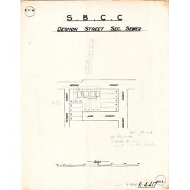 Deshon Street sectional sewer, Woolloongabba - 1916