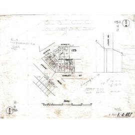 Logan Road sectional sewer on corner of Cowley and Martin Street, Woolloongabba - 1916