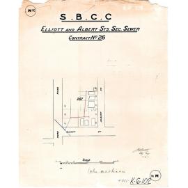 Elliott and Albert Street sectional sewer, Woolloongabba - 1913
