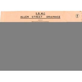 Allen Street Drainage, South Brisbane - 1902