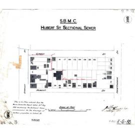 Sectional sewer for block between Hubert and Gibbon Street, Woolloongabba - 1902