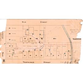 Drainage for block between Nile and Trafalgar Street, Woolloongabba, and Wellington Road, East Brisbane - 1900